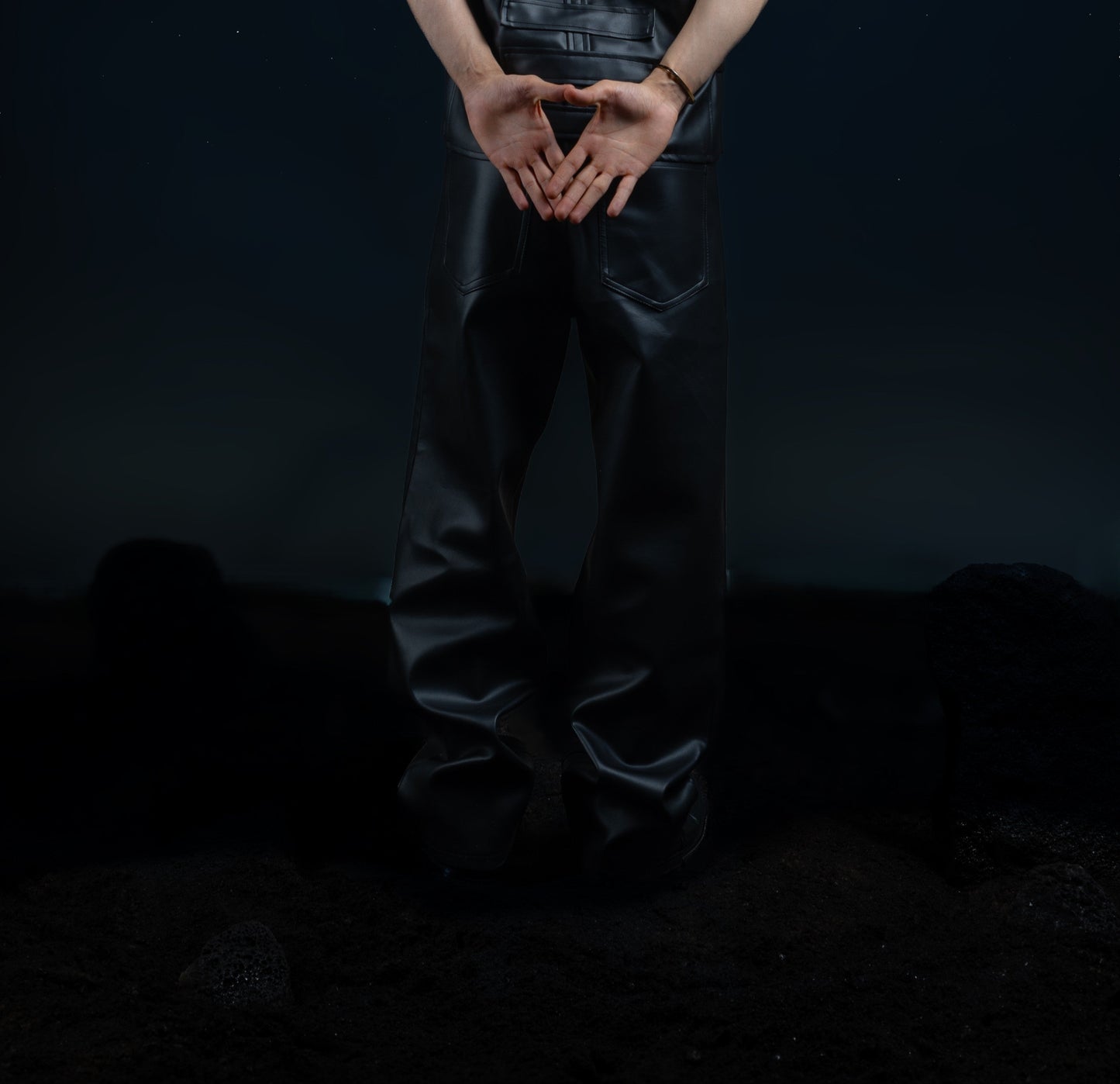 FORGED LEATHER PANTS (UNISEX)