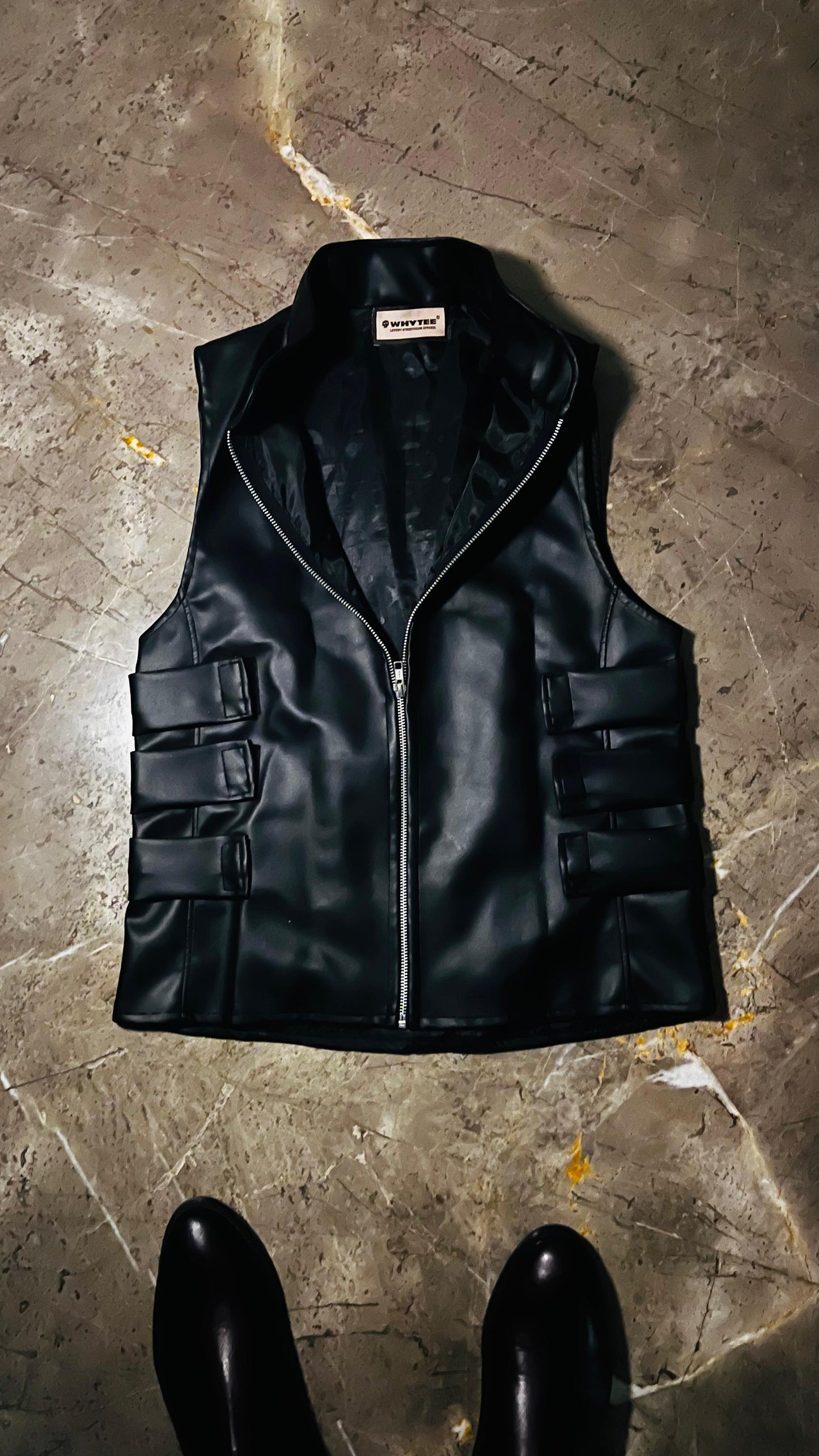 SUPER AETOM LEATHER VEST