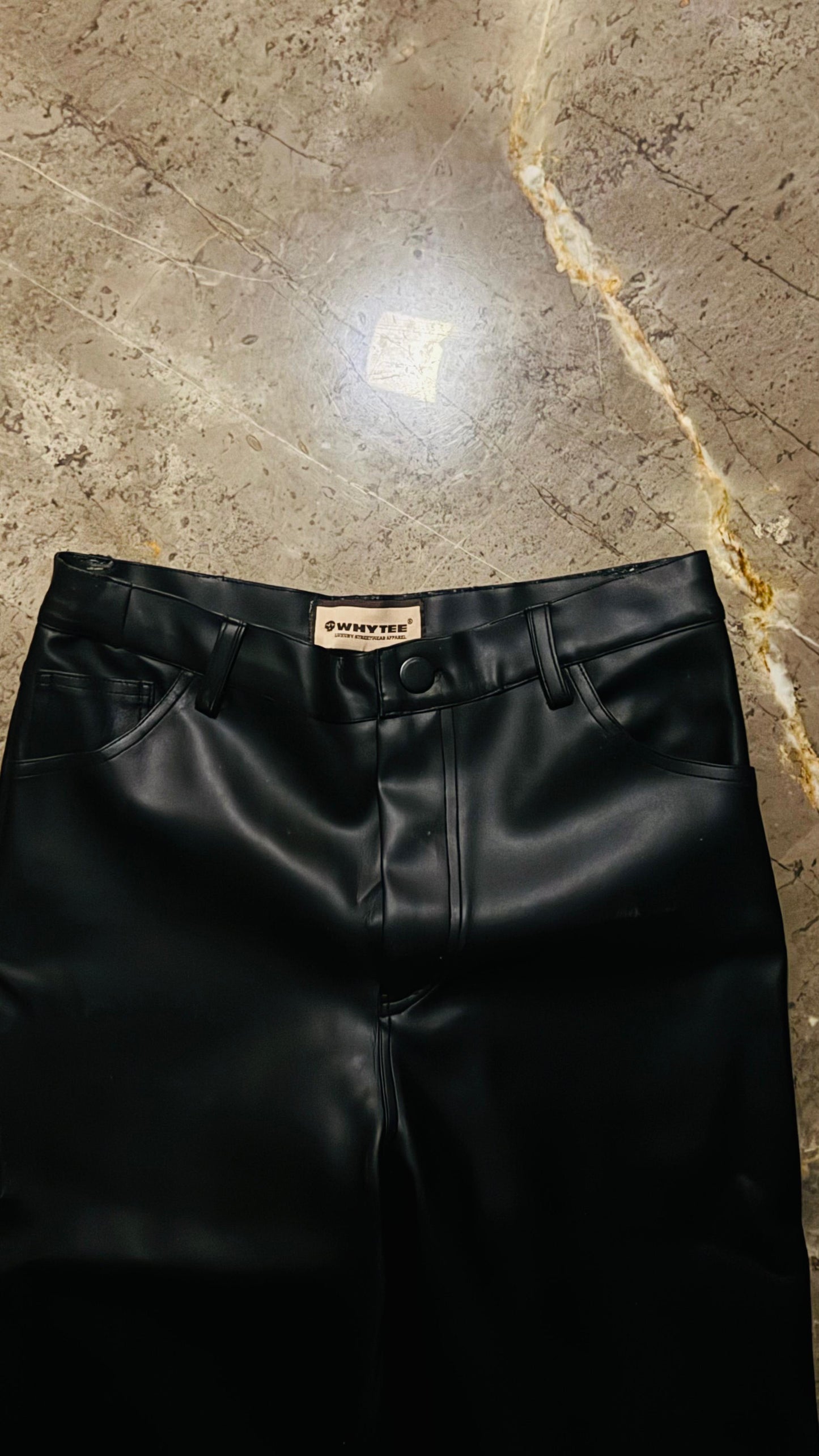 FORGED LEATHER PANTS (UNISEX)