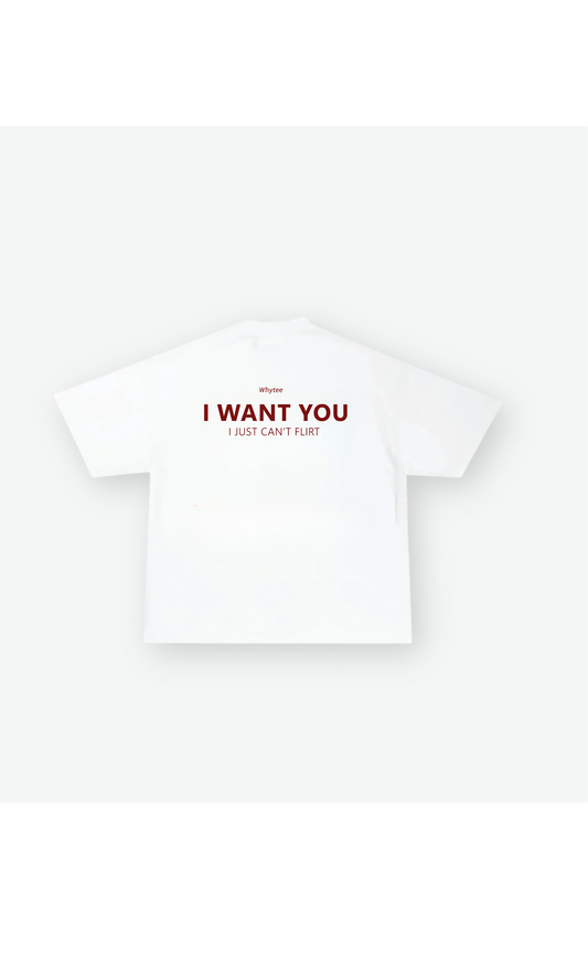 JUST CAN'T FLIRT Tee