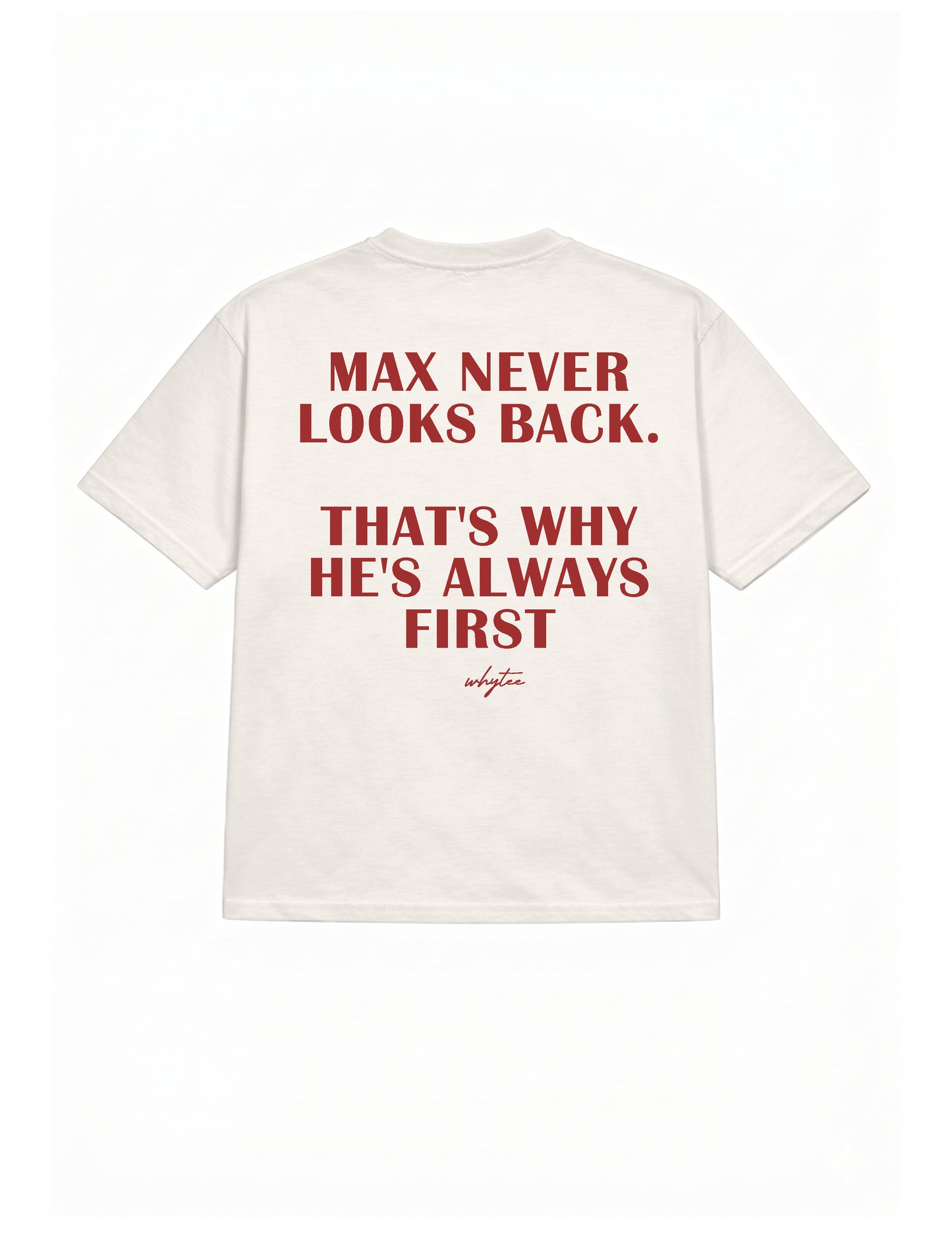 Max Never looks back
