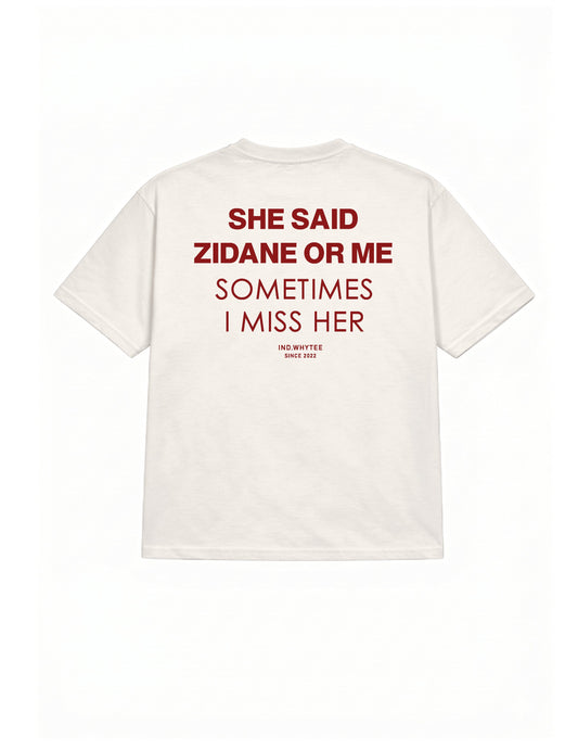 Zidane or her tee