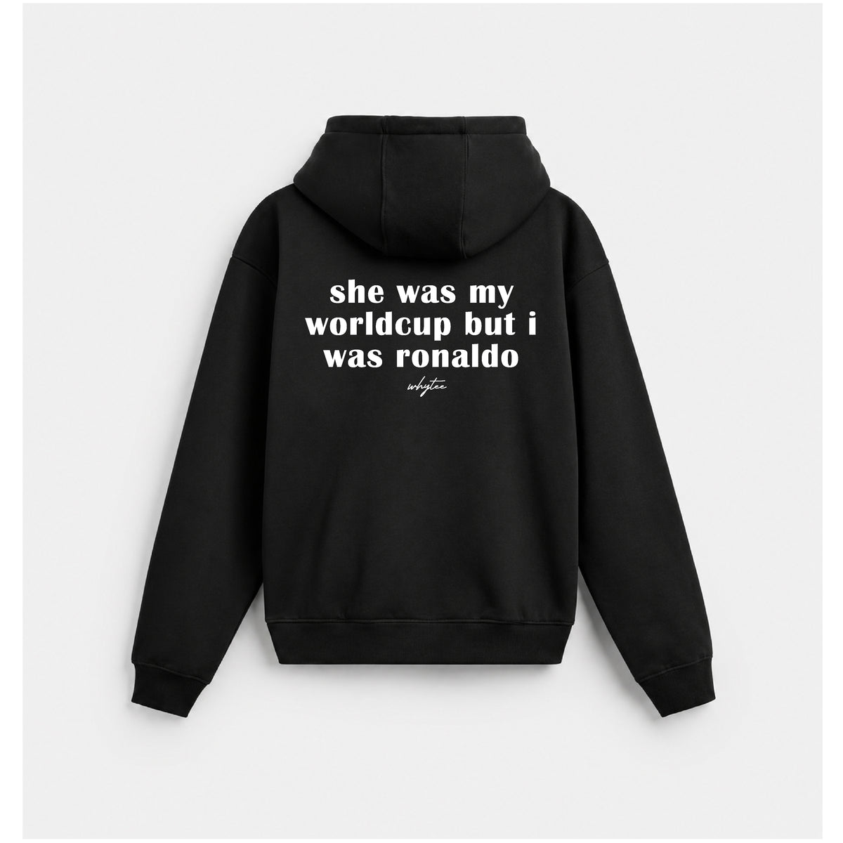 She was my worldcup but i was ronaldo hoodie